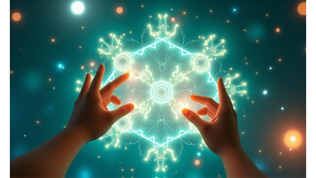 Aether Puzzle adlı VR bulmaca oyunundan bir ekran görüntüsü