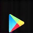 Google Play Store logosu, Android mobil oyun dağıtımını temsil ediyor