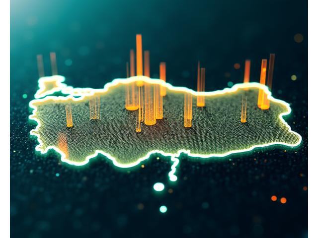 Türkiye oyun pazarı istatistiklerini gösteren interaktif grafikler ve harita