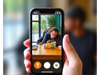 iPhone ekranında artırılmış gerçeklik oyunu